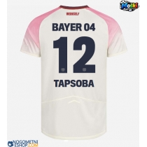 Moški Nogometni dresi Bayer Leverkusen Edmond Tapsoba #12 Gostujoči 2025-26 Kratek Rokav